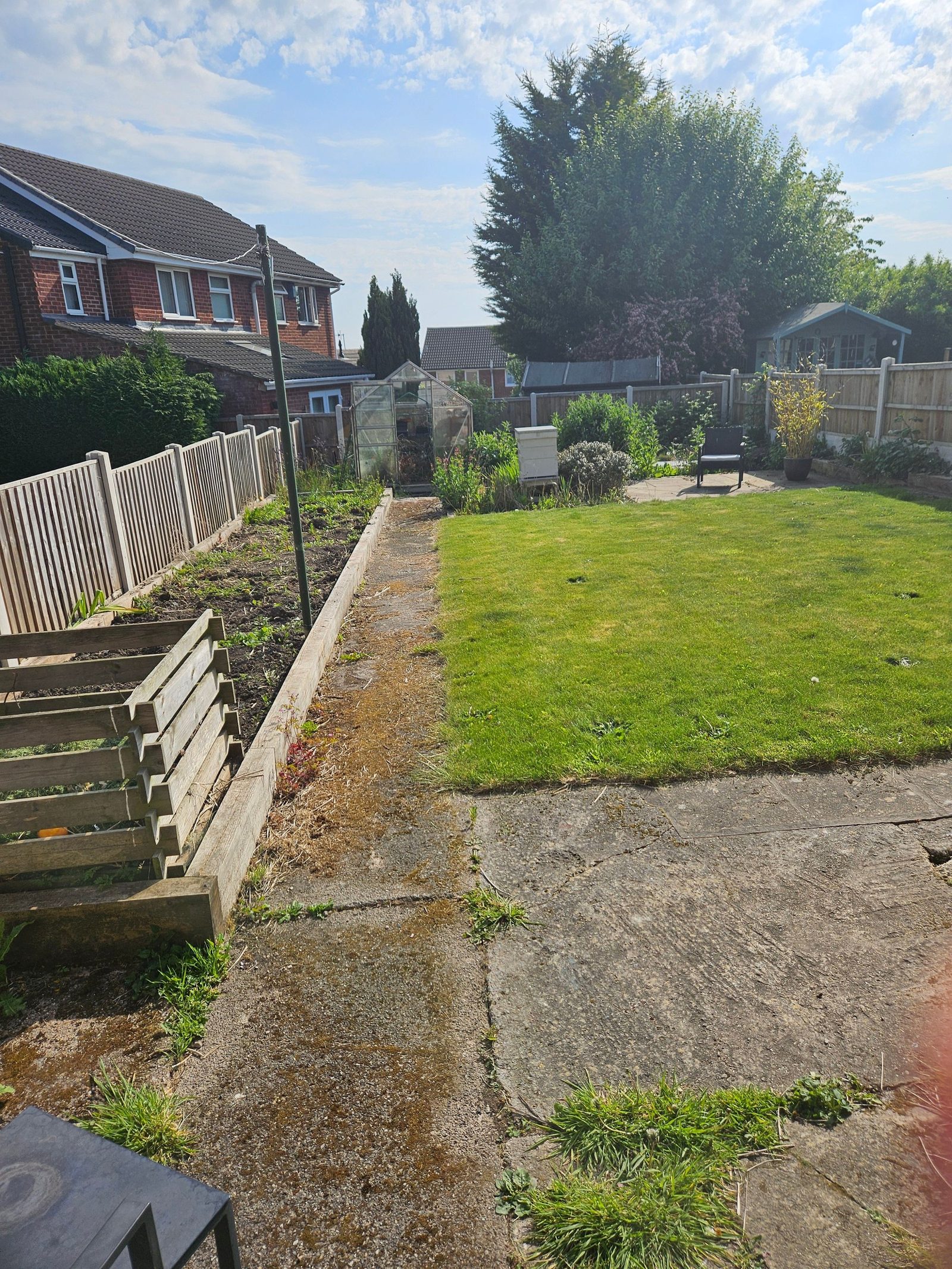 Garden transformation, Chesterfield S43