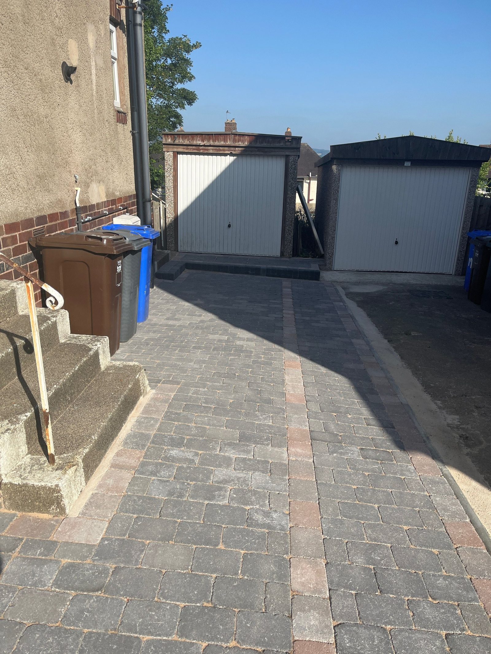 Block-paved driveway, Sheffield S5